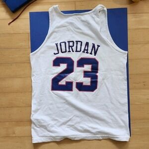 Vintage Space Jam Tune Squad Michael‎ Jordan 23 Tank Top Men's M White